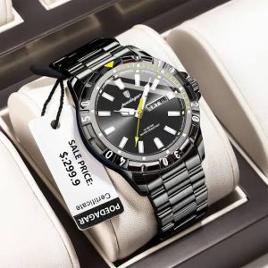 POEDAGAR 959 Stainless Steel Watch