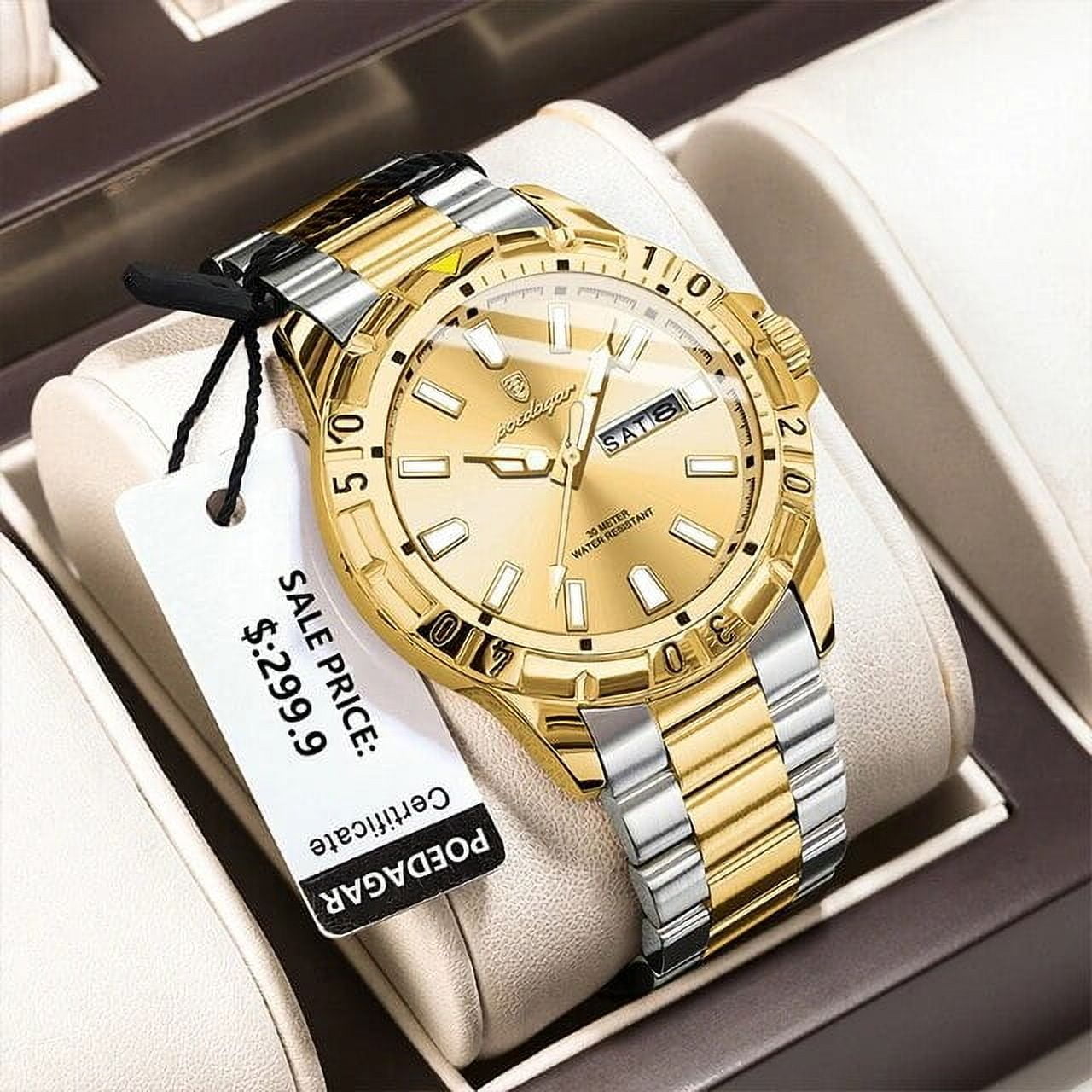 POEDAGAR 959 Stainless Steel Watch