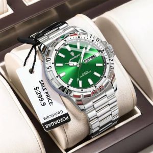 POEDAGAR 959 Stainless Steel Watch